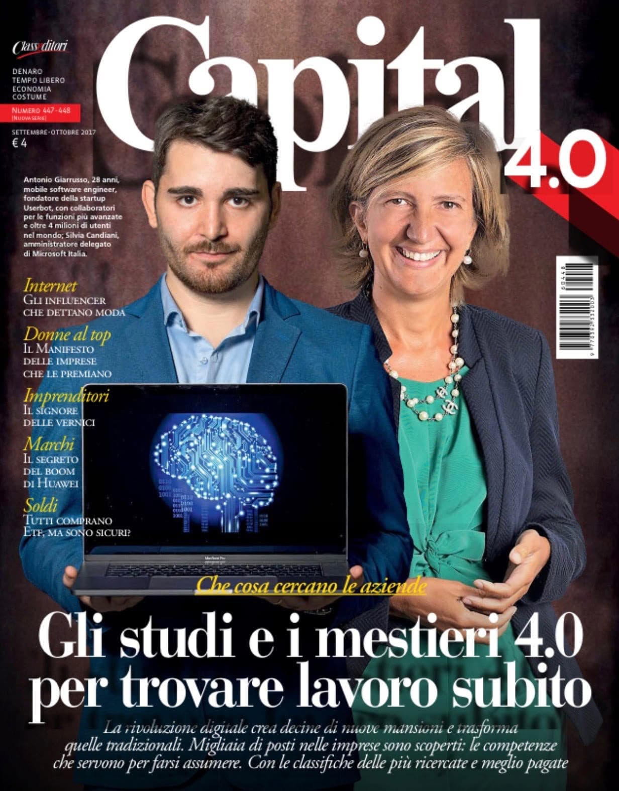 Antonio Giarrusso su Capital con Silvia Candiani (Microsoft)