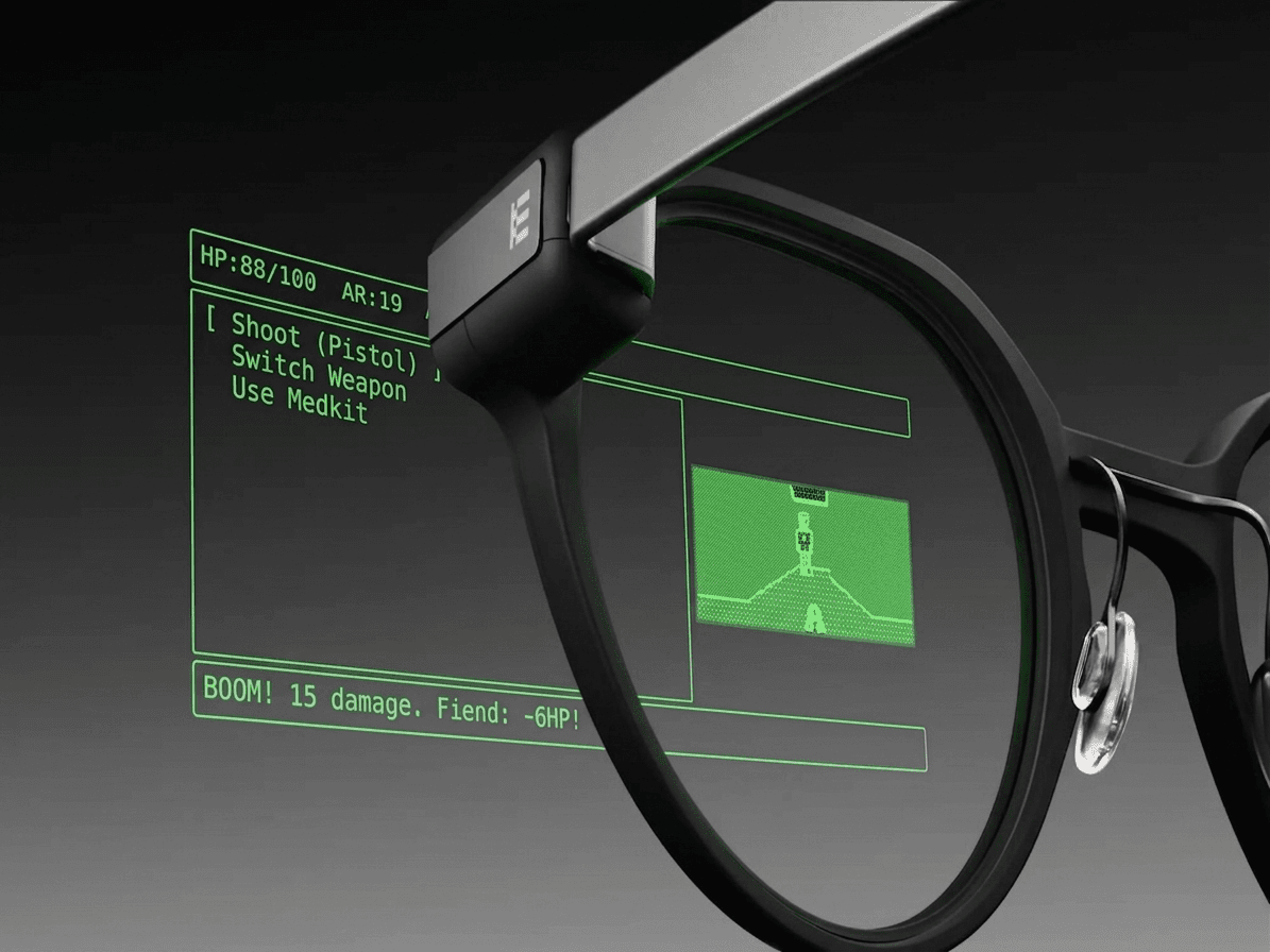 G2oom running on Even G2 glasses